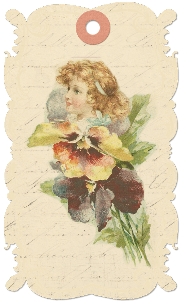 Victorian Pansy Girl