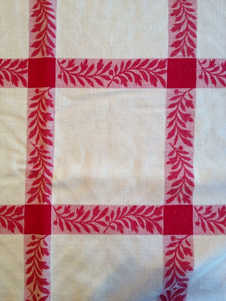 Red & White Tablecloth