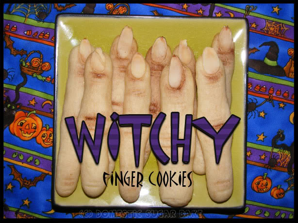 witchy finger cookies