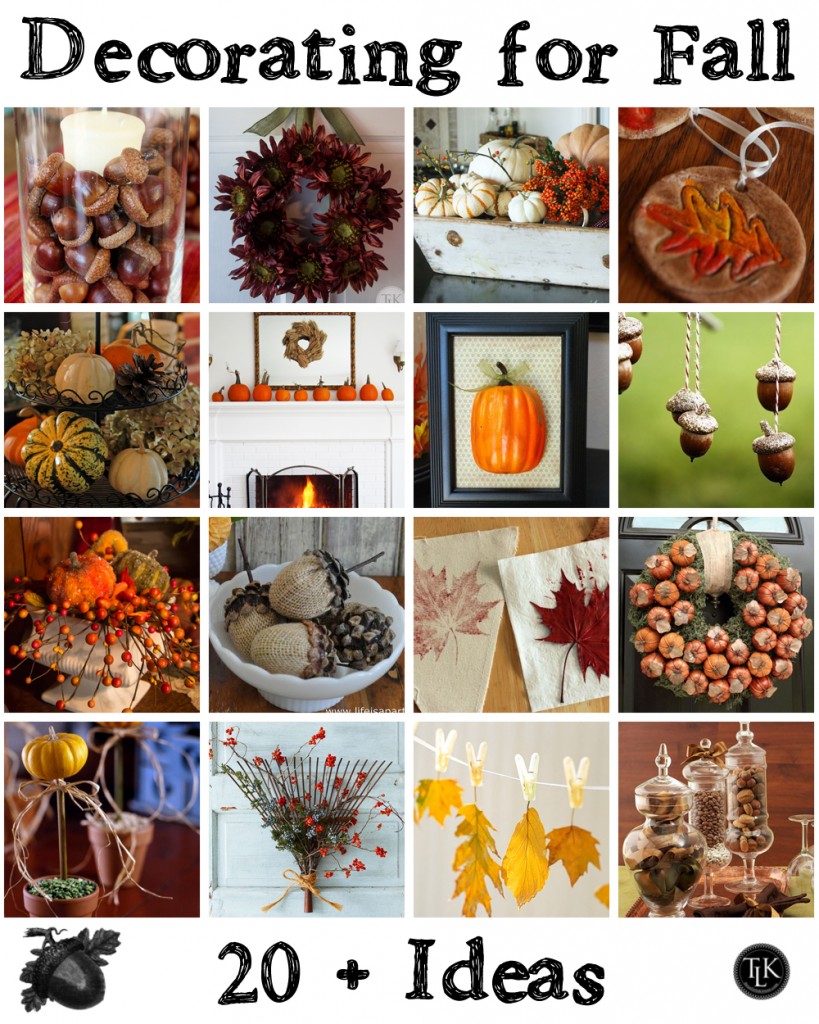 20 Plus Ideas for Decorating for Fall