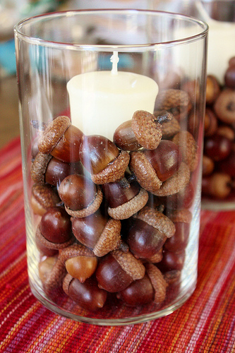 Acorn Candle