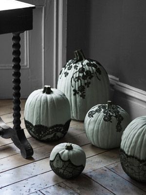 Black Lace Pumpkins