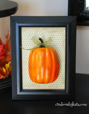 Framed Pumpkin