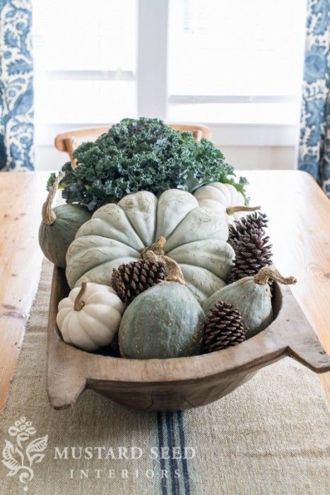 Pumpkins in a Dough Bowl