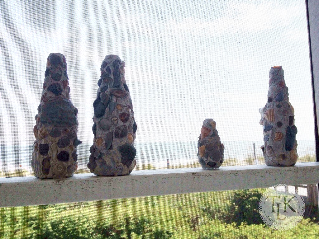 Finished Vases drying in the sun