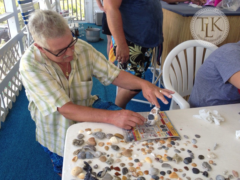 Jerry working on his vase