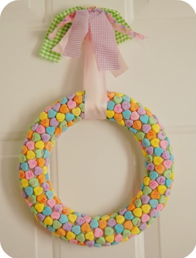 Conversation Heart Wreath