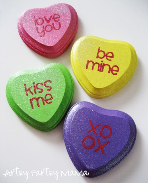 DIY Valentine Conversation Hearts