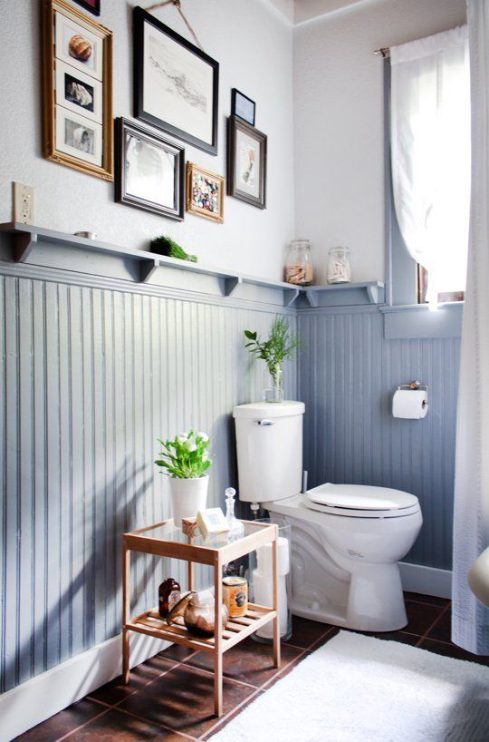 Beadboard and Narrow Shelf