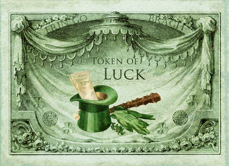 DGD - Digital Goodie - Lucky Token on threelittlekittens.com/blog - Free Printable for St. Patrick's Day