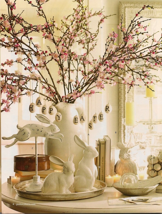 Pottery Barn Easter Display