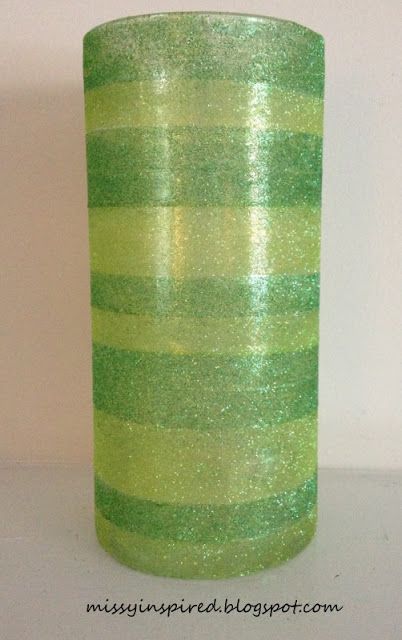 Simple Glitter Vase