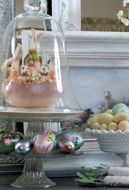 Shabby Sweet Cottage  Cloche