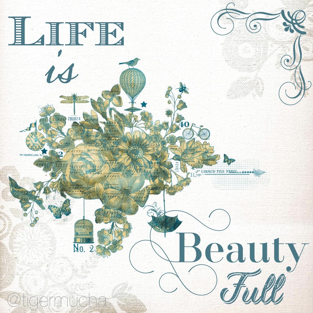 Life is Beauty Full on threelittlekittens.com/blog