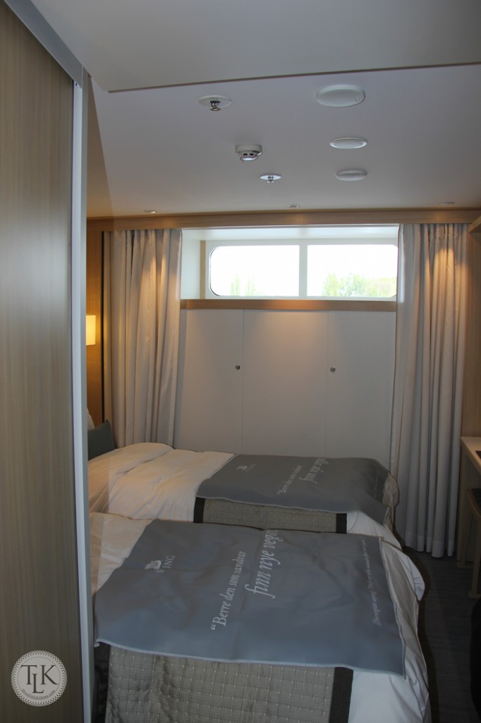 Our room onboard the Viking Longship Ingvi