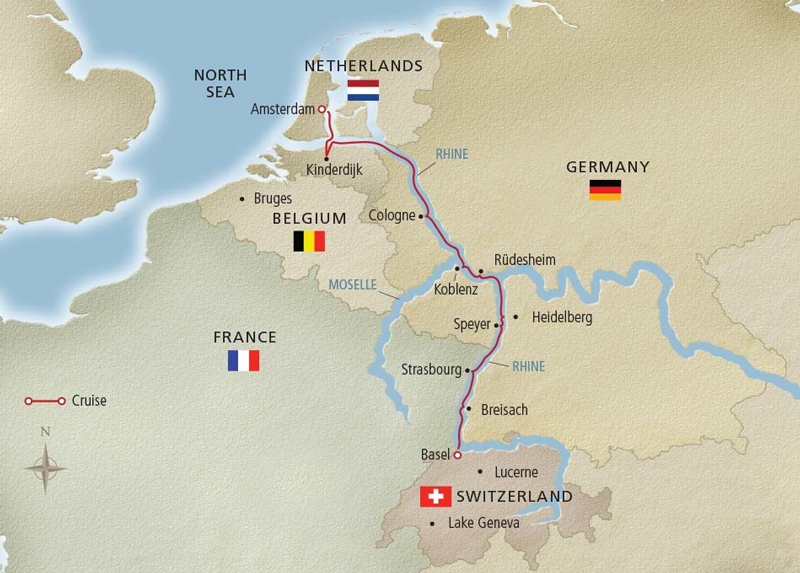 Viking River Cruises Rhine Getaway Cruise