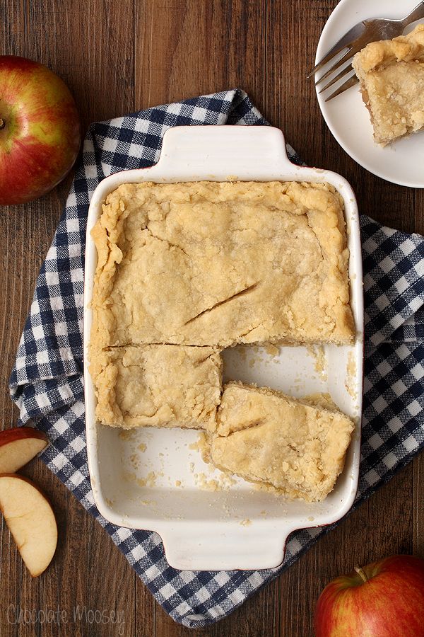 Apple Half Slab Pie