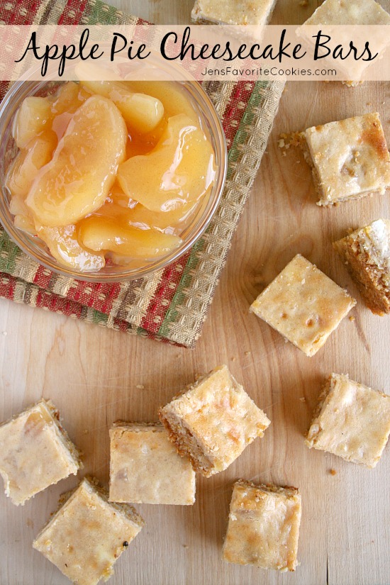 Apple Pie Cheesecake Bars