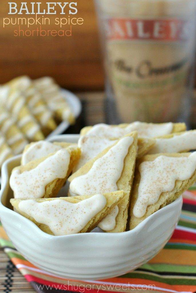 Baileys Pumpkin Spice Shortbread