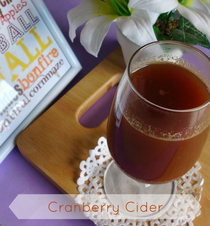 Cranberry Cider