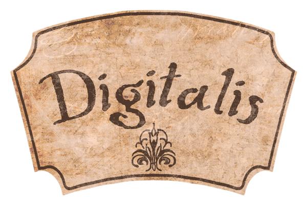 Digitalis Apothecary Label Digital Goodie - Free Printable on threelittlekittens.com/blog