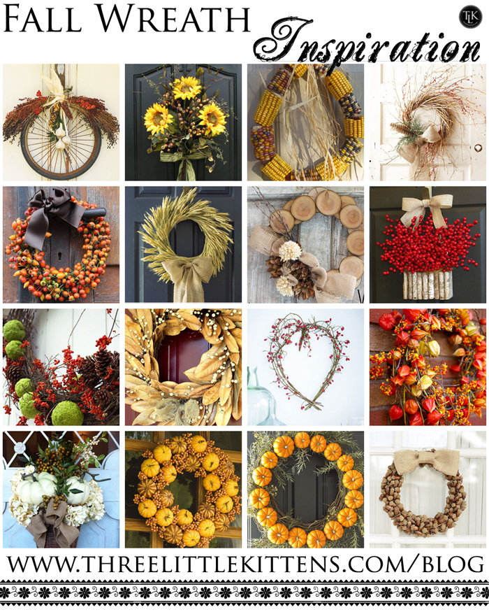 THREE LITTLE KITTENS BLOG | Fall-Wreath-Inspiration-on-Three-Little-Kittens