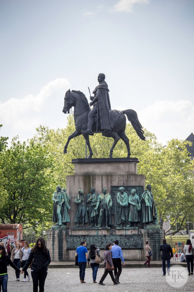 King-Friedrich-Wilhelm-III-Statue-Cologne-Germany
