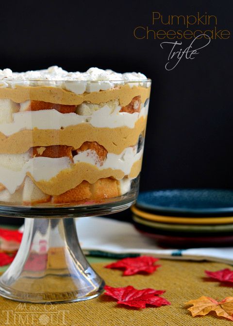 Pumpkin Cheesecake Trifle