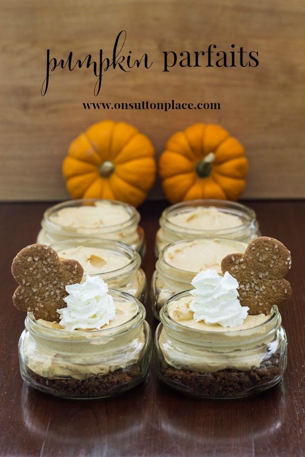 Pumpkin Parfaits