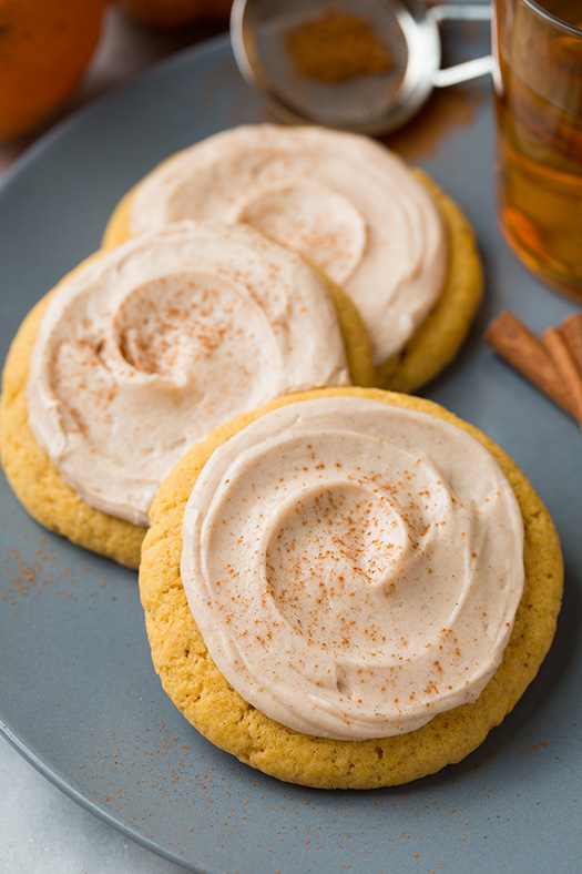 Pumpkin Sugar Cookies