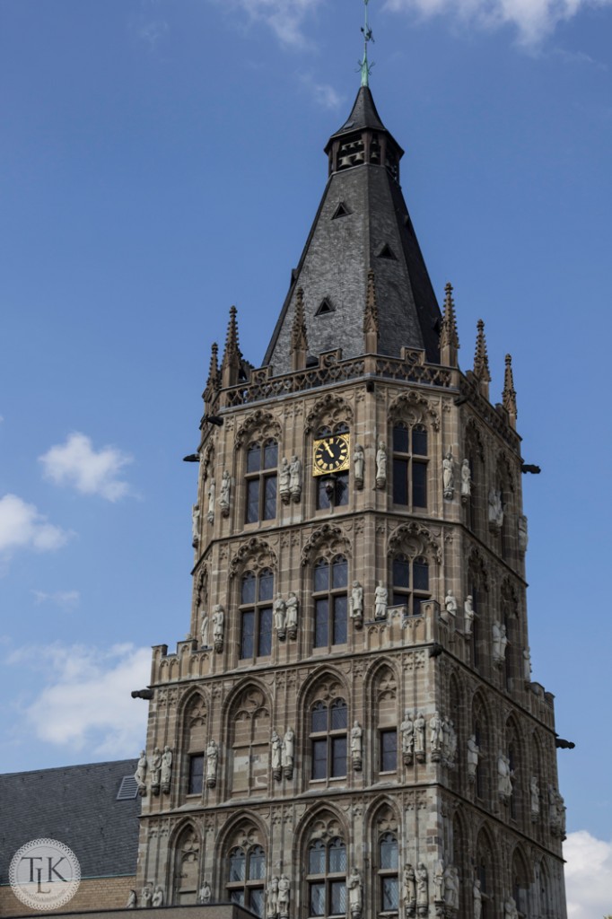 Tower-at-Historic-City-Hall-Cologne-Germany