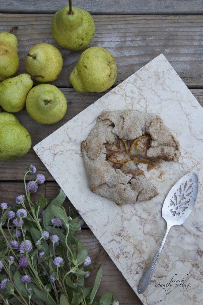 Whole Wheat Rustic Pear Tart