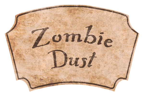Zombie Dust Apothecary Label Digital Goodie - free prinable - on threelittlekittens.com/blog