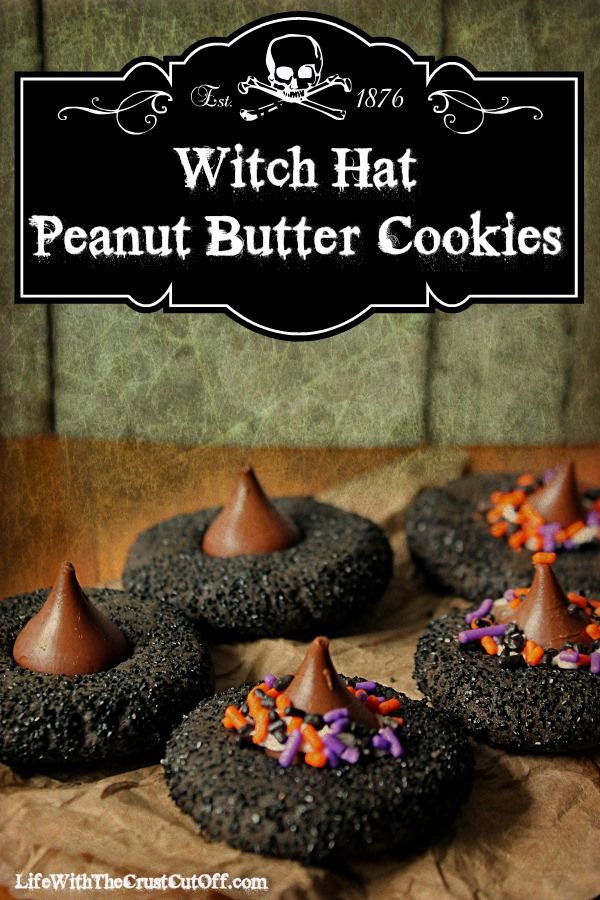 Witch Hat Peanut Butter Cookies