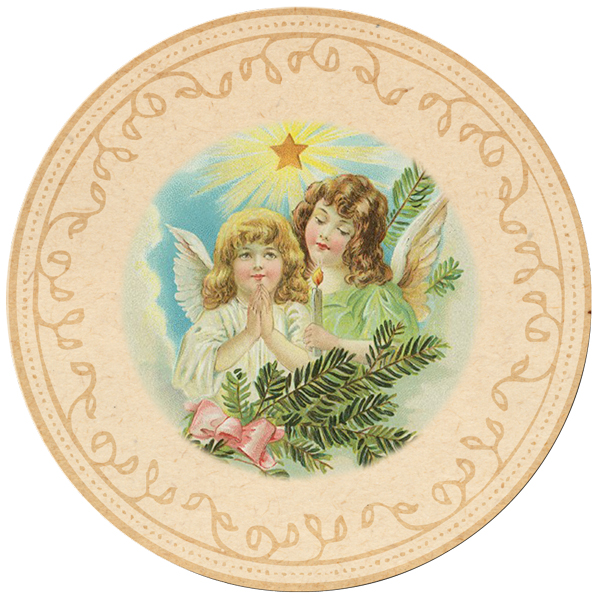 25 Days of Christmas Angel Tags – Day 8 on threelittlekittens.com/blog