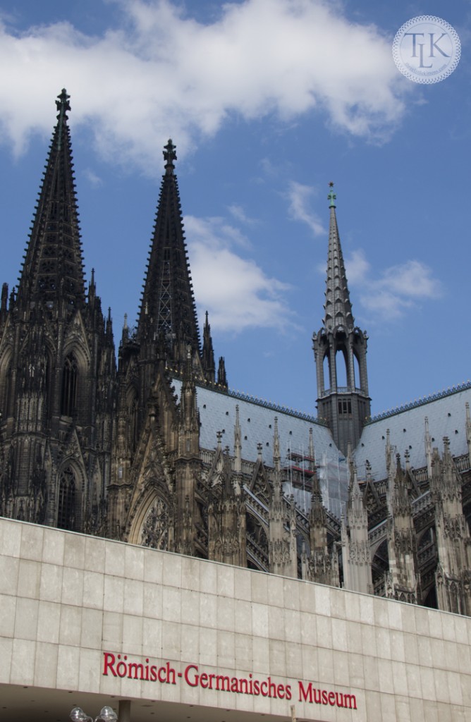 Twin spires of the Cologne Cathedral