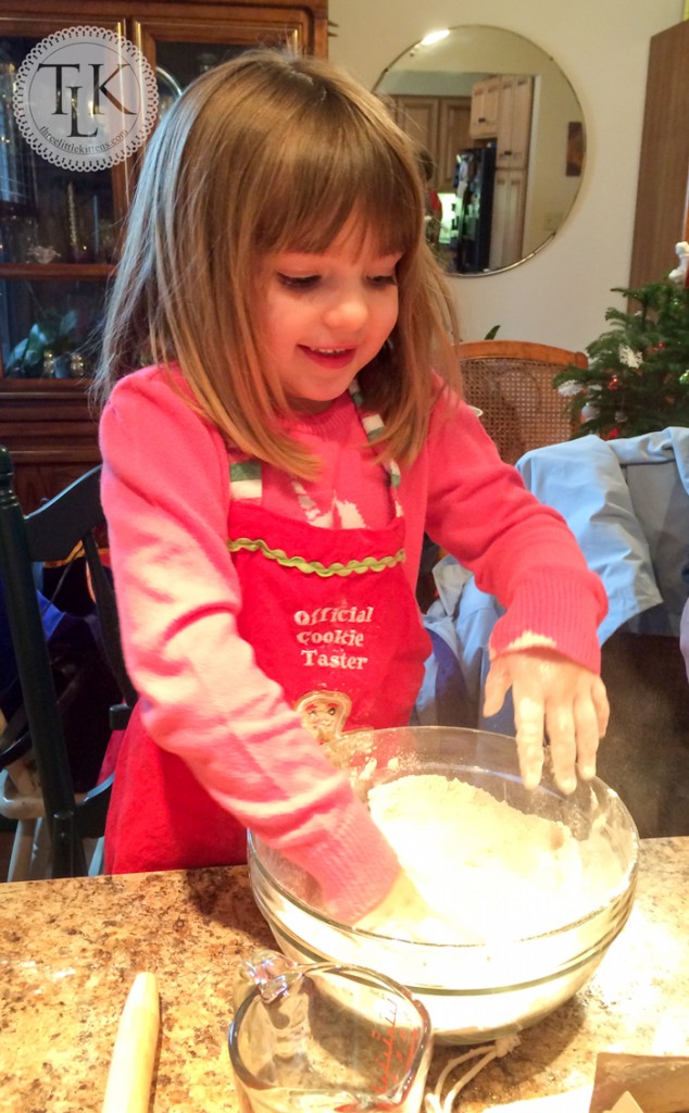 Making Gingerbread Cookies at June's