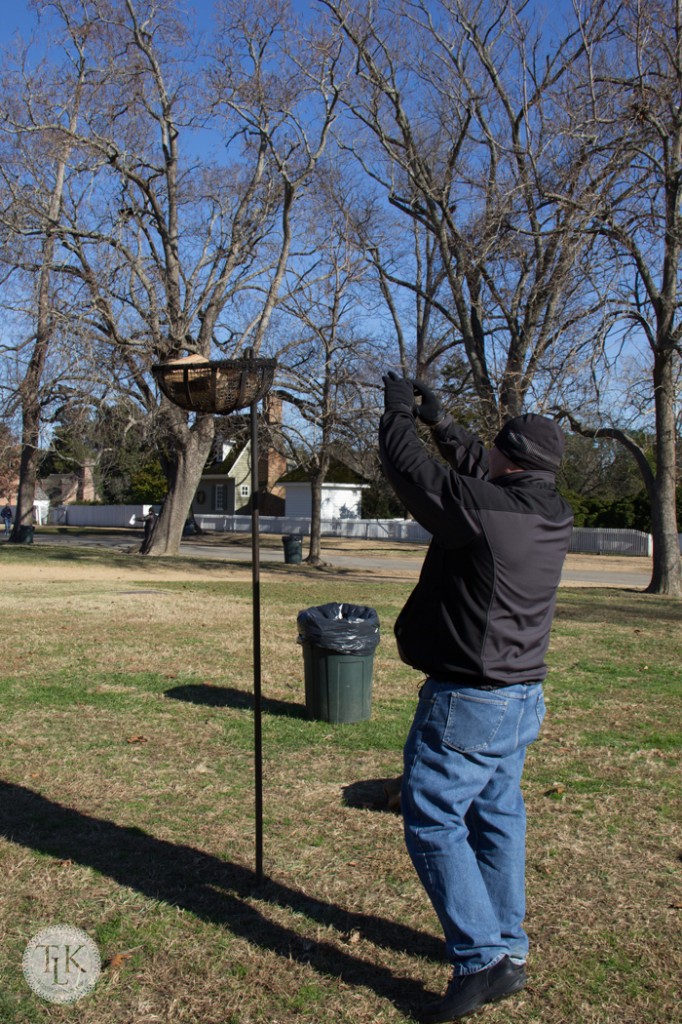 Keith taking a picture of a Cressent