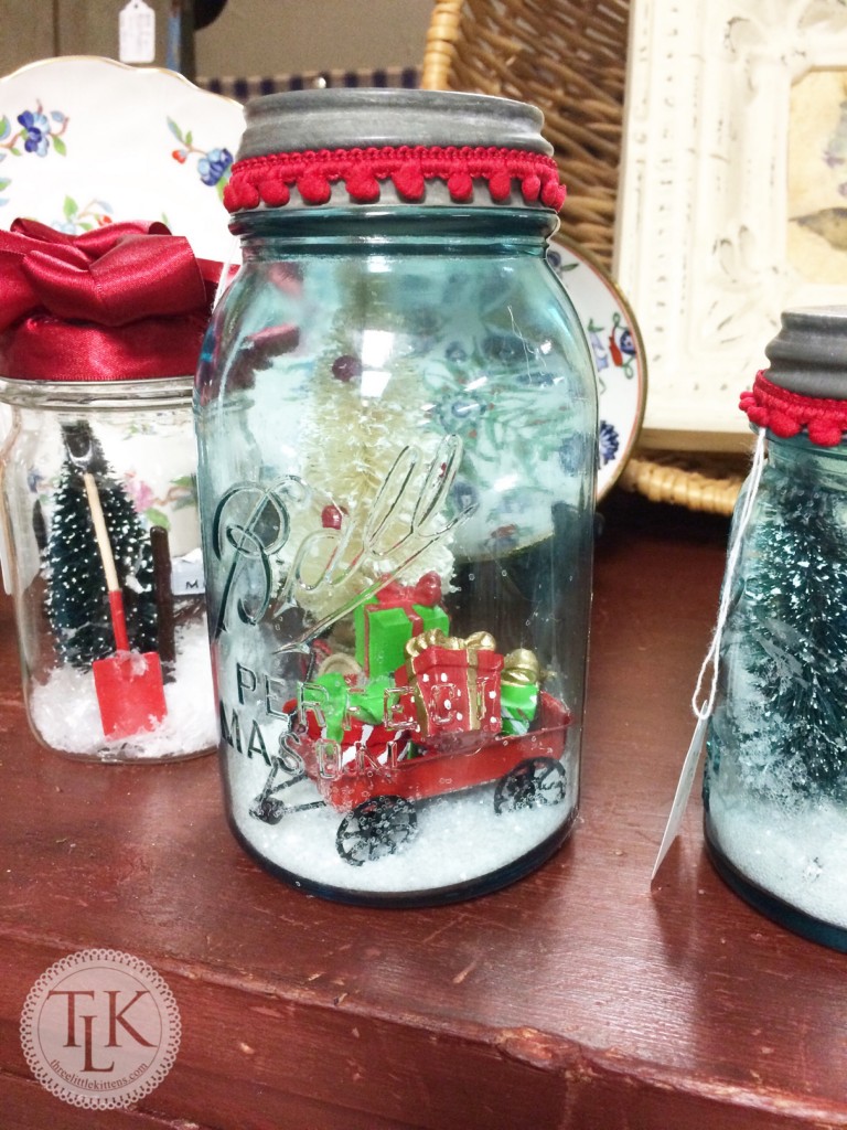 Ball Jar Holiday Display