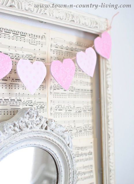 How to make a paper heart banner