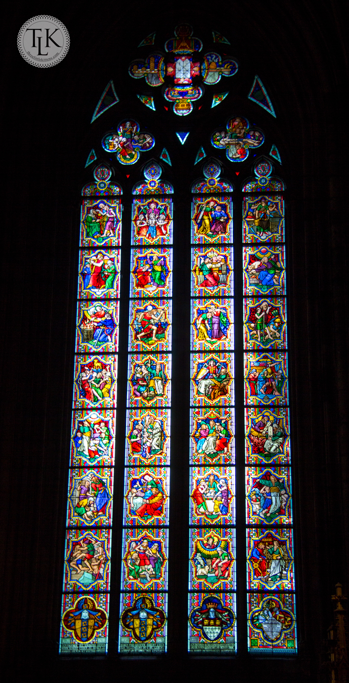 Stained Glass Windows In The Cathedral In Cologne
