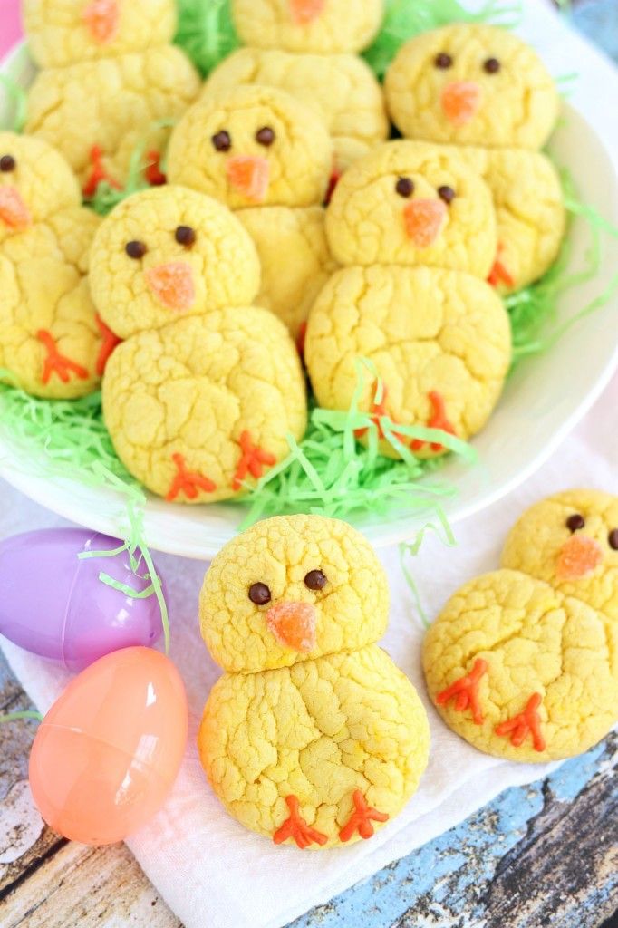 Easter Chick Cookies