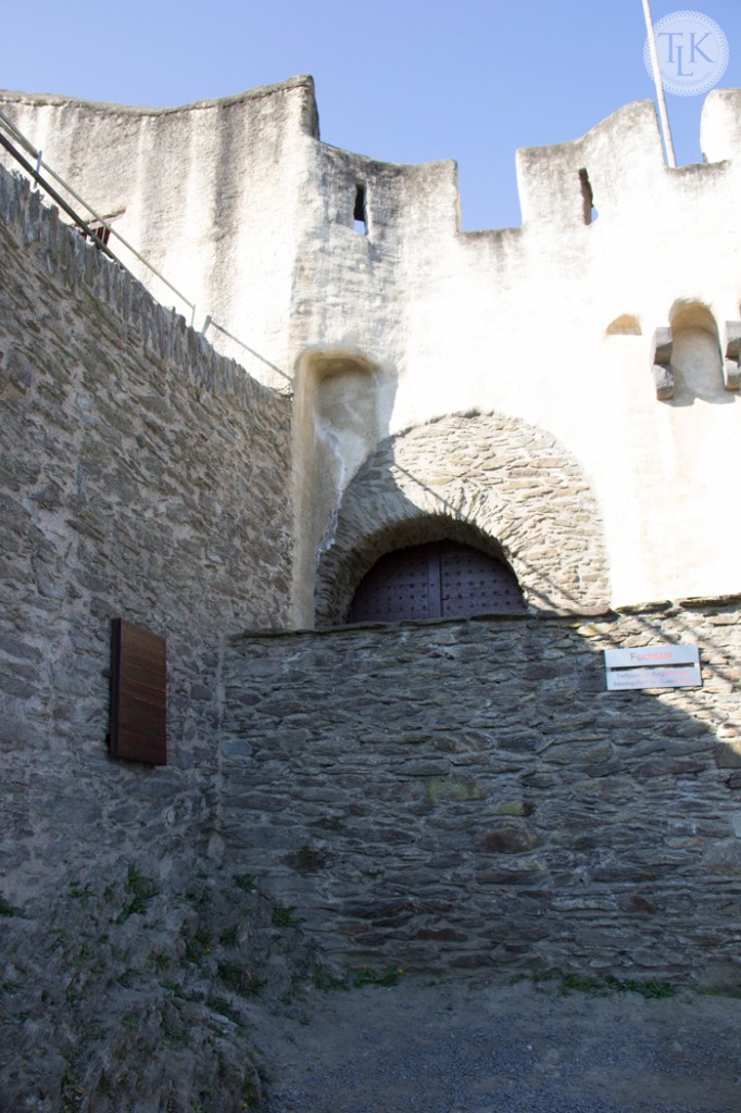 Fox Gate at Marksburg Castle in Germany