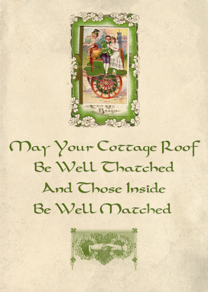 Irish Blessing on threelittlekitens.com/blog - Free Printable - Digital Goodie for St. Patrick's Day