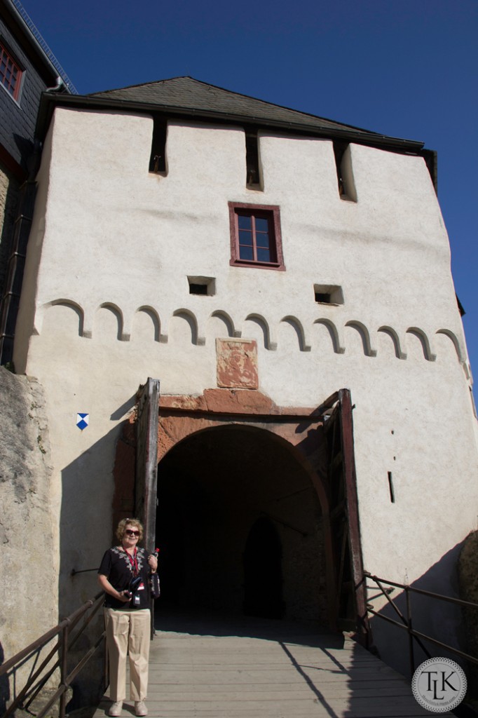 June at the Drawbridge Gate at Marksburg Castle