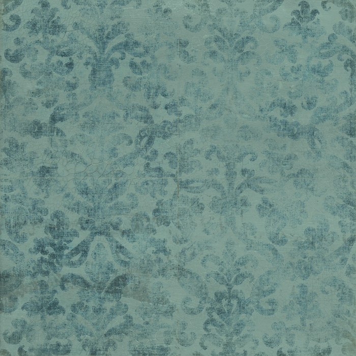 Vintage Blue Damask Scrapbook Paper - Free Digital Goodie - Printable - on threelittlekittens.com/blog