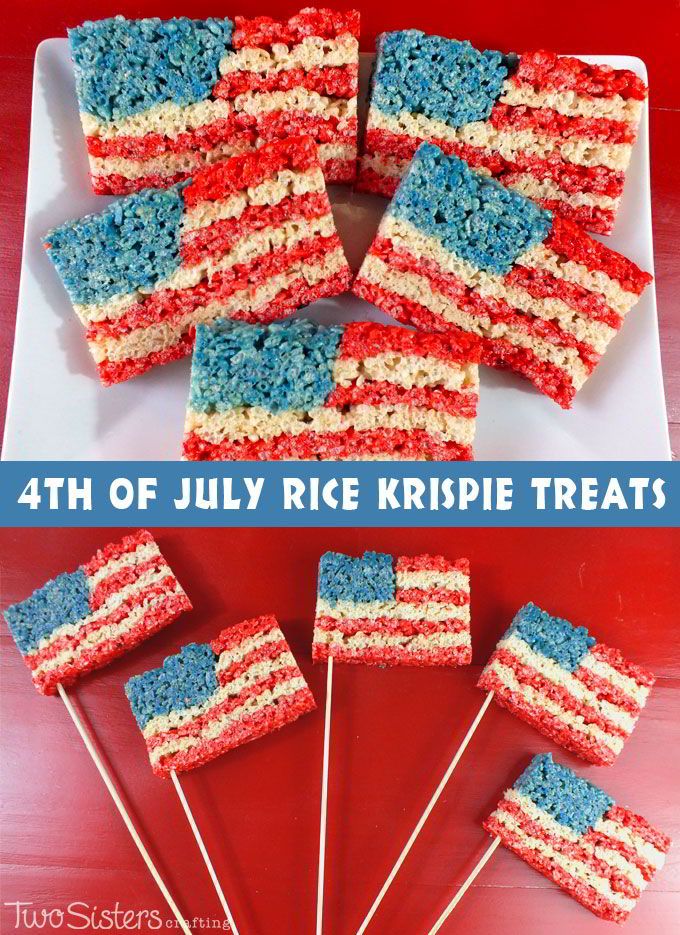 4th of July Rice Krispie Treats