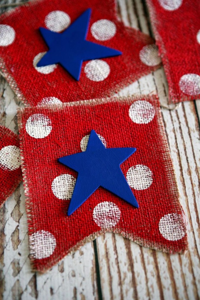 Burlap Bunting