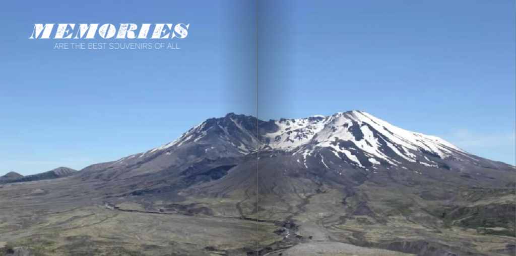Mount St Helens Two Page Spread
