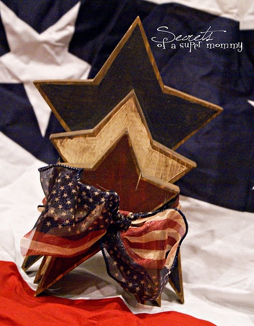 Red White and Blue Stars